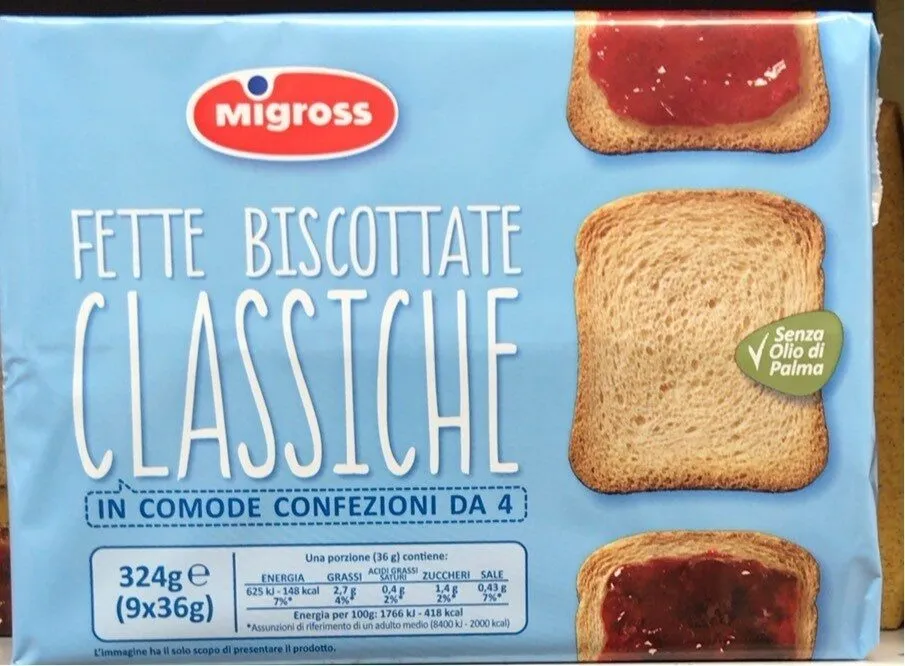Fette biscottate classiche