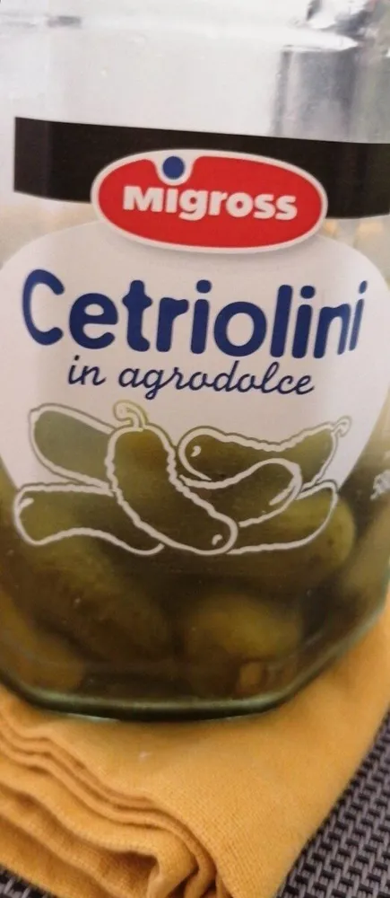 Cetriolini in agrodolce