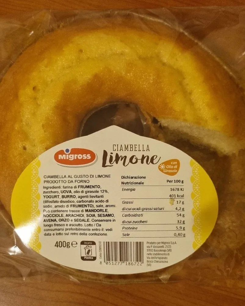 Ciambella Limone