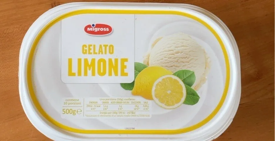 Gelato al limone