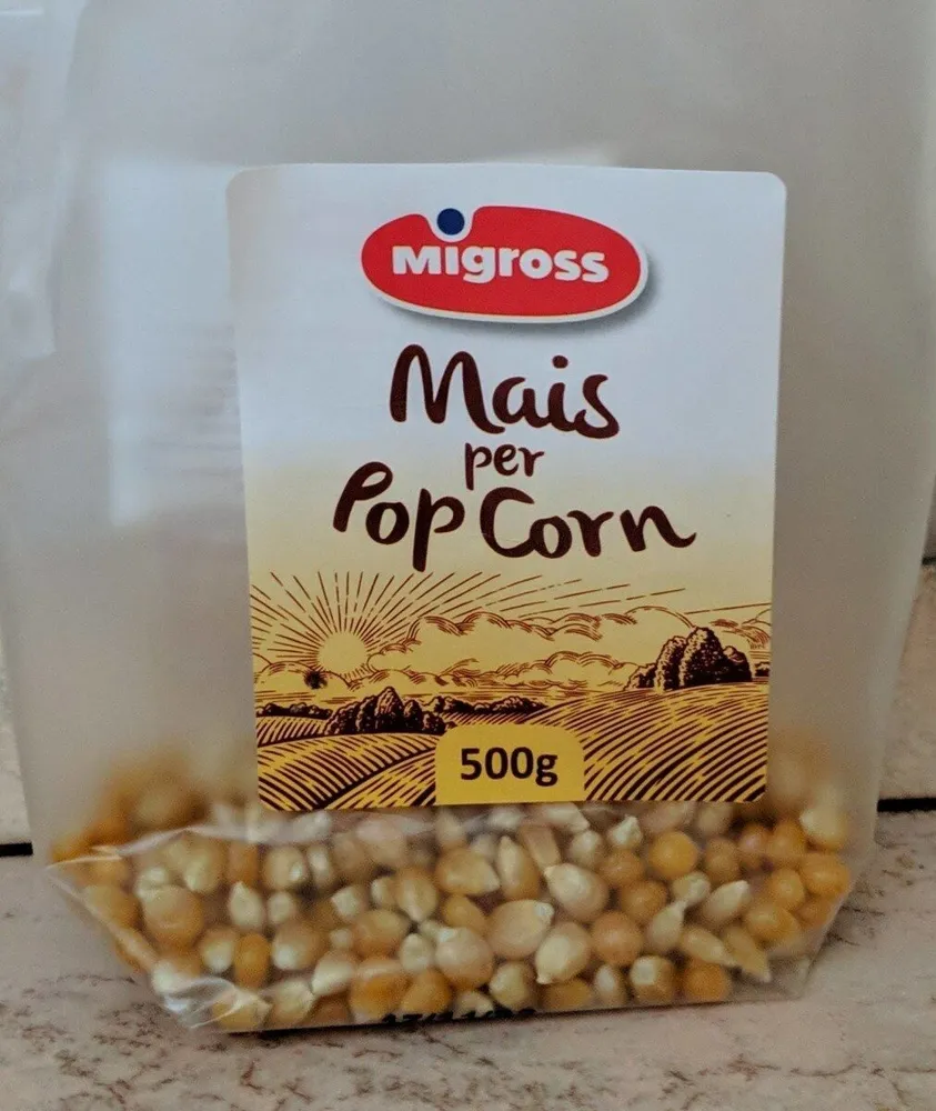 Mais per pop corn