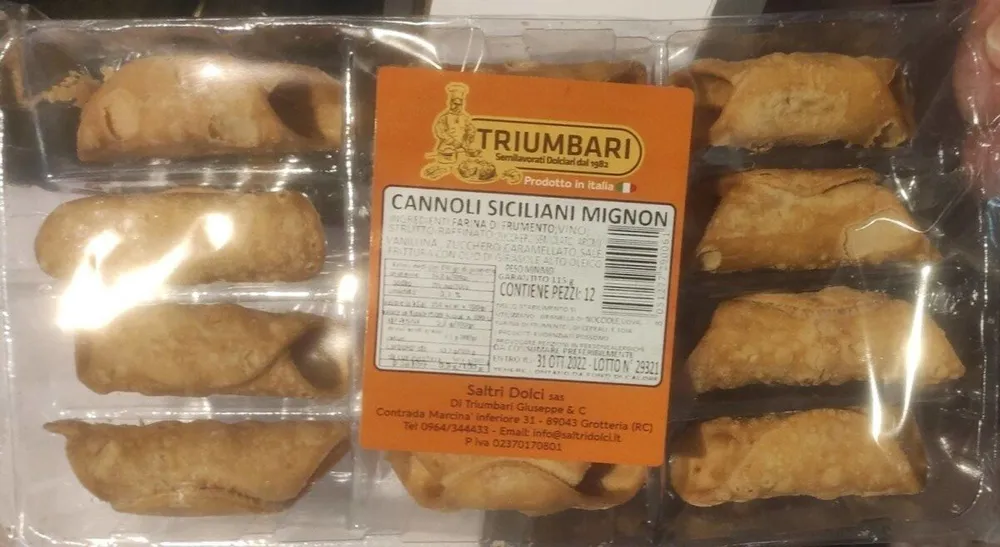 Cannoli siciliani mignon