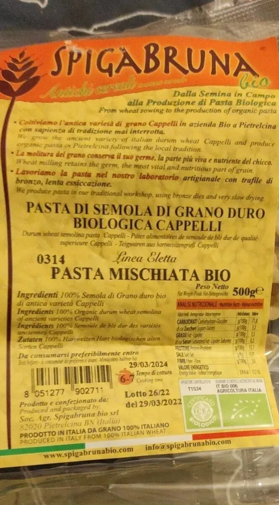 Pasta mischiata