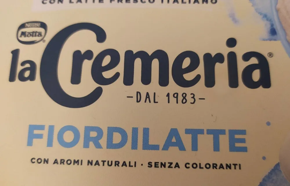 Gelato fiordilatte