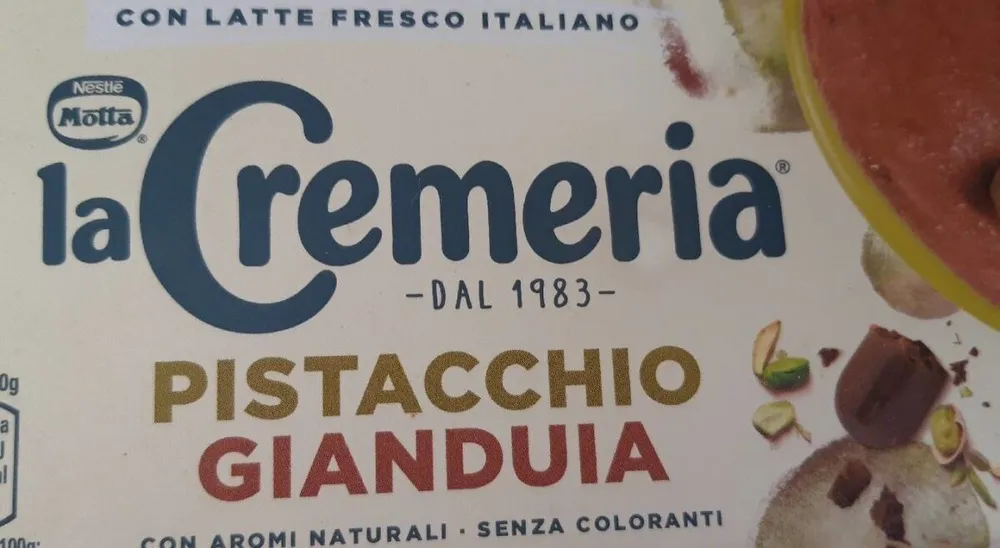 La Cremeria pistacchio e gianduia