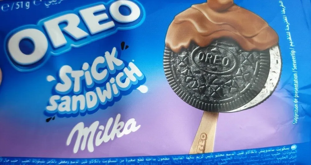 Oreo stick sandwich