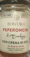 Peperoncini di Sardegna con crema di ceci