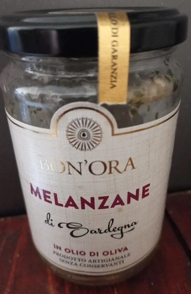 Melanzane di Sardegna in olio d'oliva