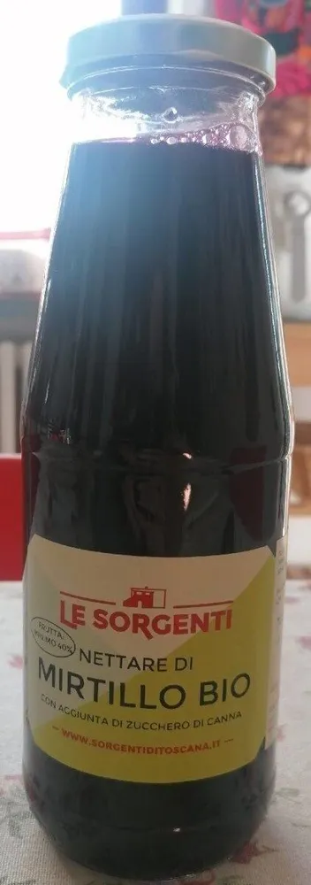 nettare di mirtillo bio