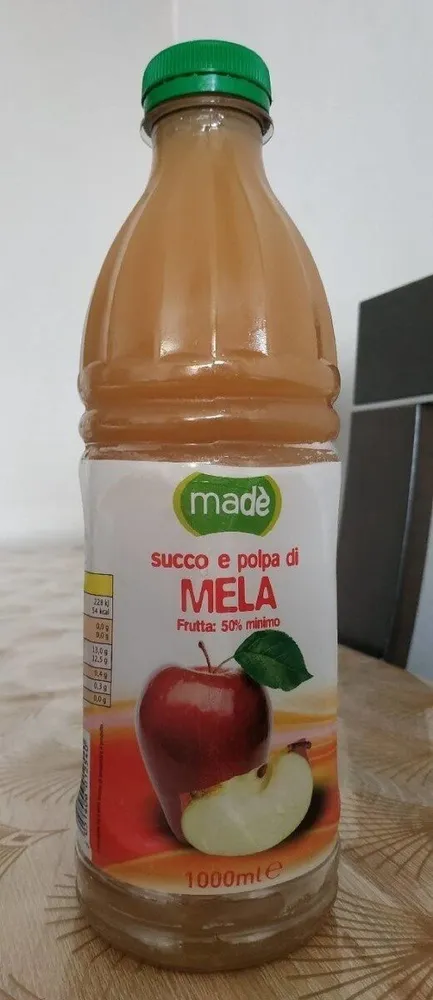 Succo e polpa di mela