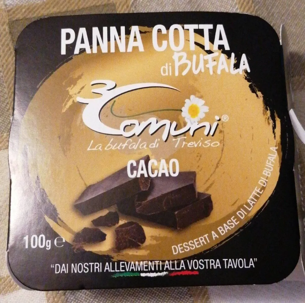 Panna cotta di bufala Cacao