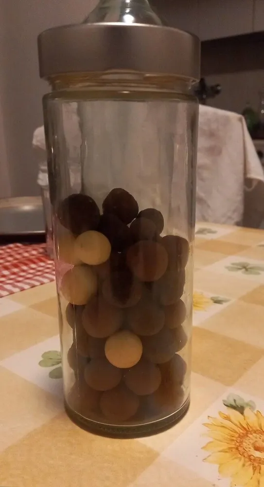 Nocciole ricoperte di cioccolato