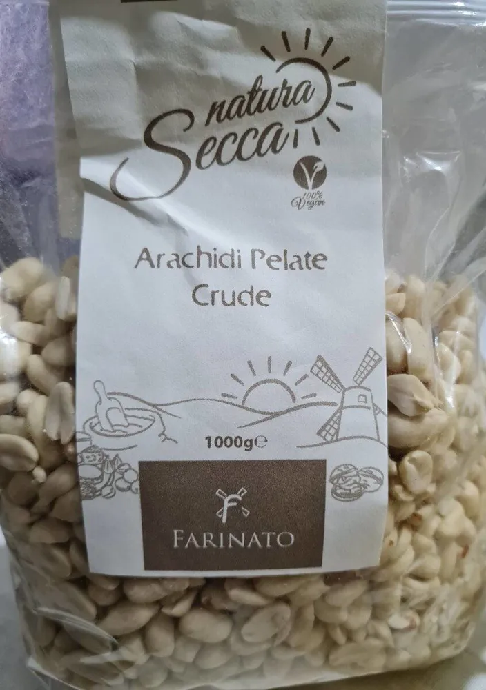 Arachidi pelate crude