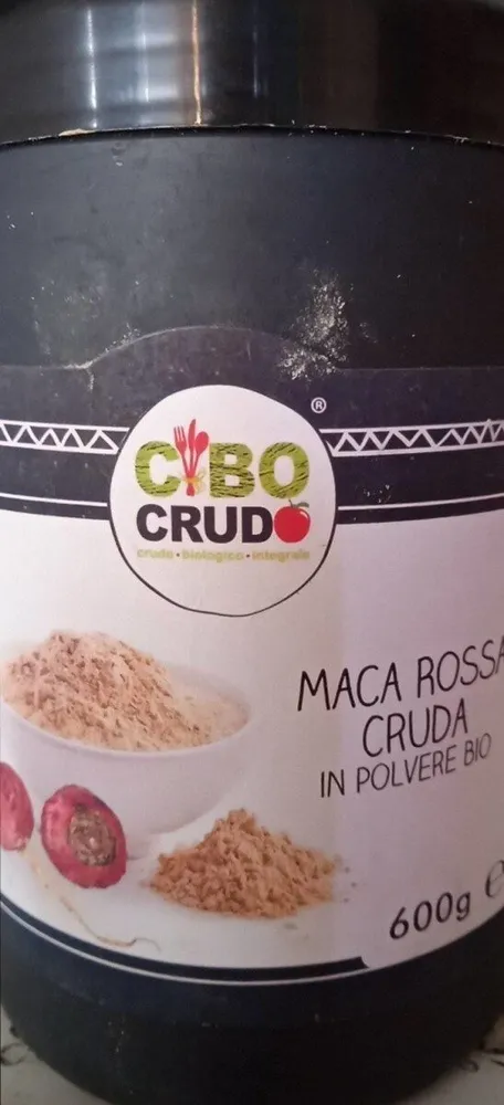 Maca rossa cruda bio