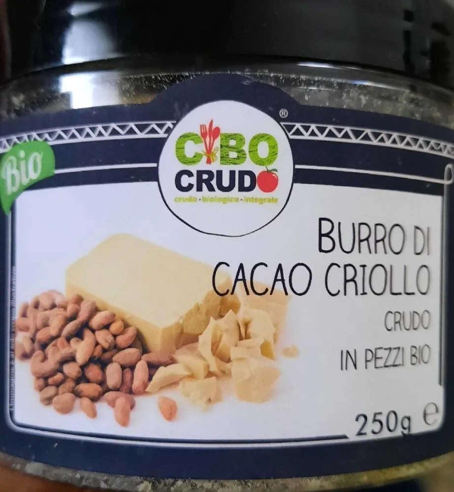 Burro di Cacao Criollo crudo in pezzi