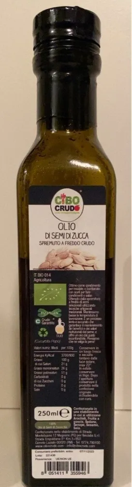 Olio di semi di zucca