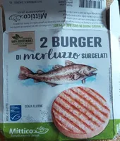 Burger di merluzzo nordico