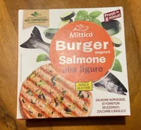 Burger surgelati salmone alla ligure