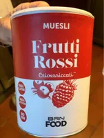Muesli frutti rossi crioessicati