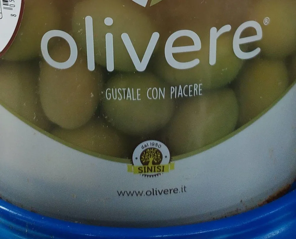 Olive verdi giganti in salamoia