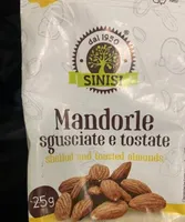 Mandorle sgusciate e tostate
