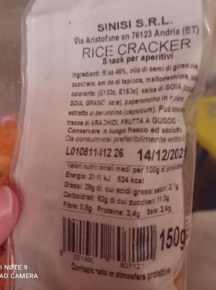 Rice cracker