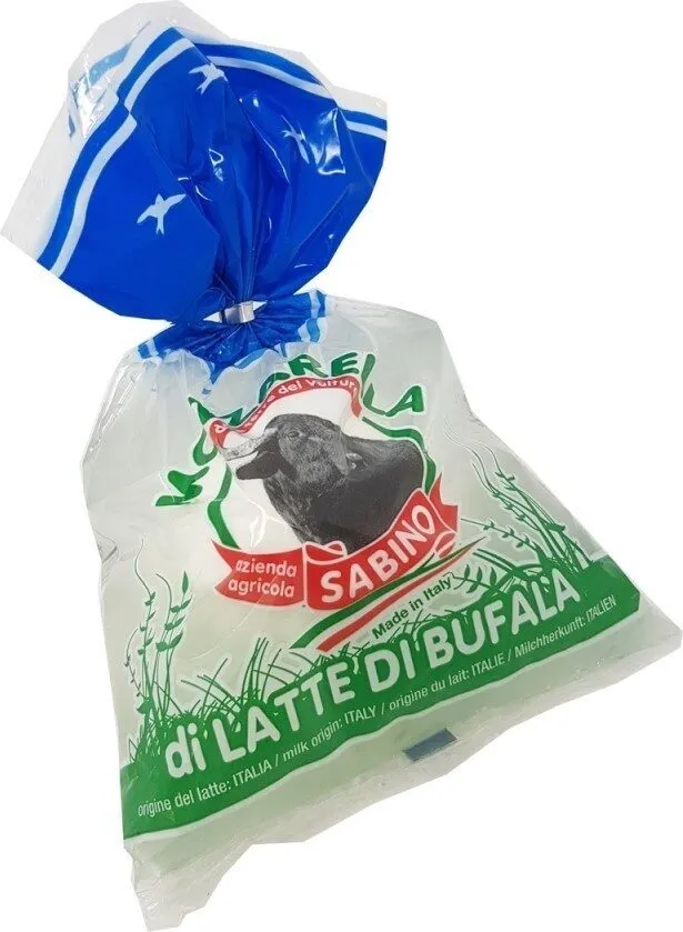Mozzarella %latte di bufala