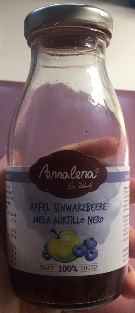 Succo mela e mirtillo nero