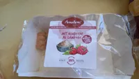 Kekse mit himbeern und bu biscoti al lampone
