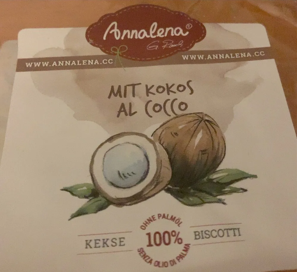 Kekse mit Kokos