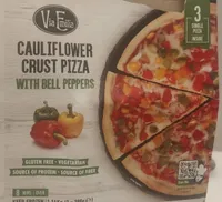Cauliflower crust pizza with Bell pepers