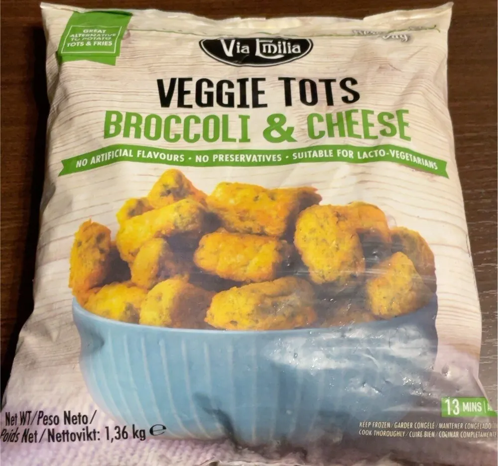 Veggie tots brocolis & cheese