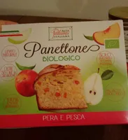 Panettone bio Poire Pêche