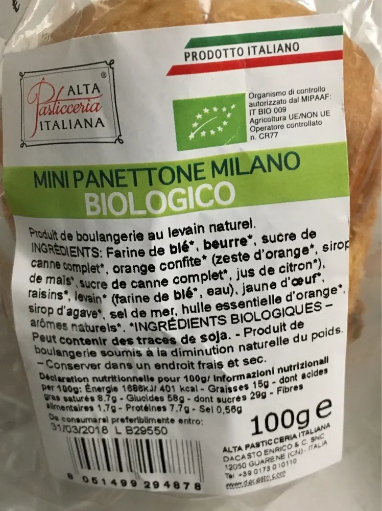 Mini panettone milano