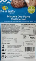 Miscela Oro Pane multicereali