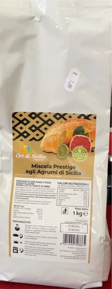 Miscela prestige agli agrumi di sicilia