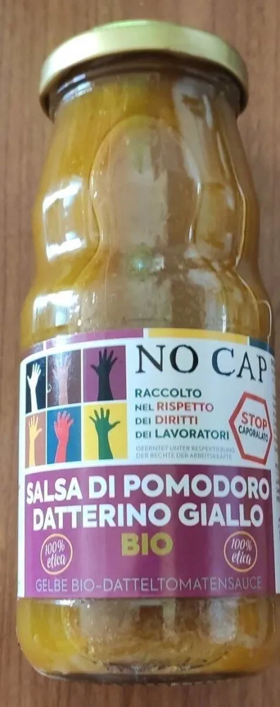 Salsa di pomodoro datterino giallo