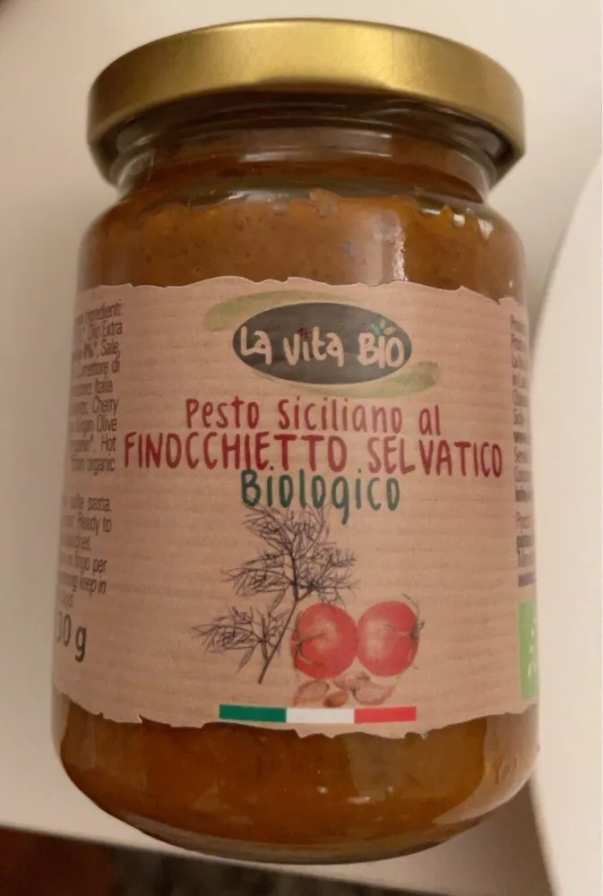 Pesto siciliano al finocchietto selvatico
