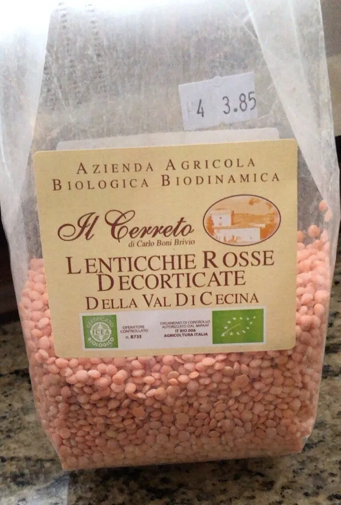 Lenticchie rosse decorticate