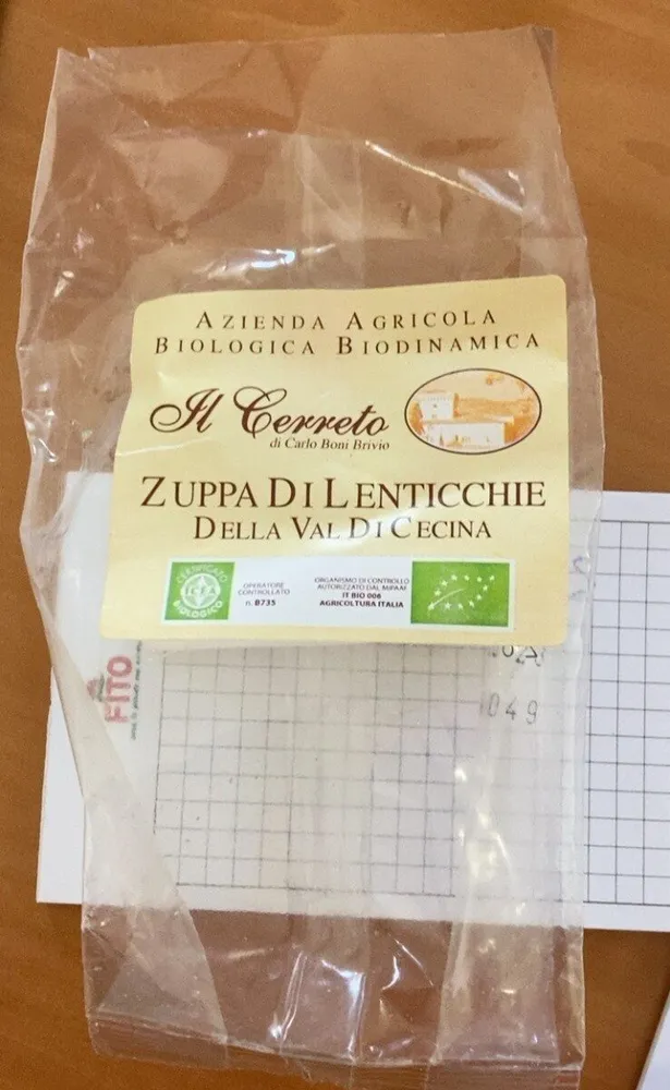 Zuppa di lenticchie della val di cecina
