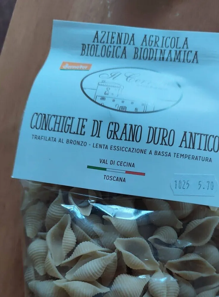 Conchiglie di grano duro antico