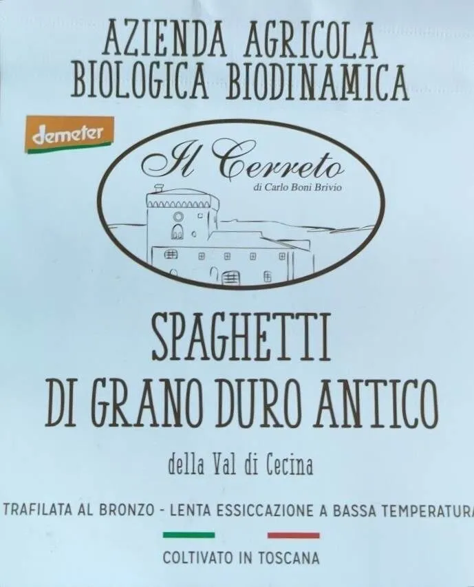 Spaghetti di grano duro antico