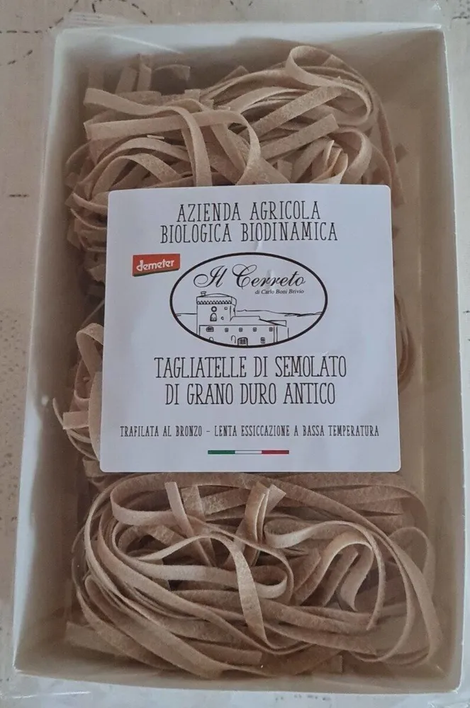 Tagliatelle  di semolato di grano duro antico