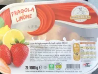 Gelato alla fragola e limone