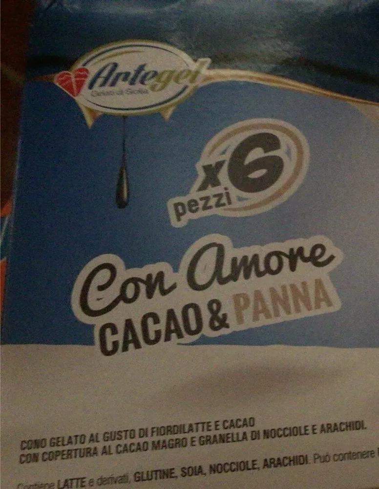 Con amore cacao e panna