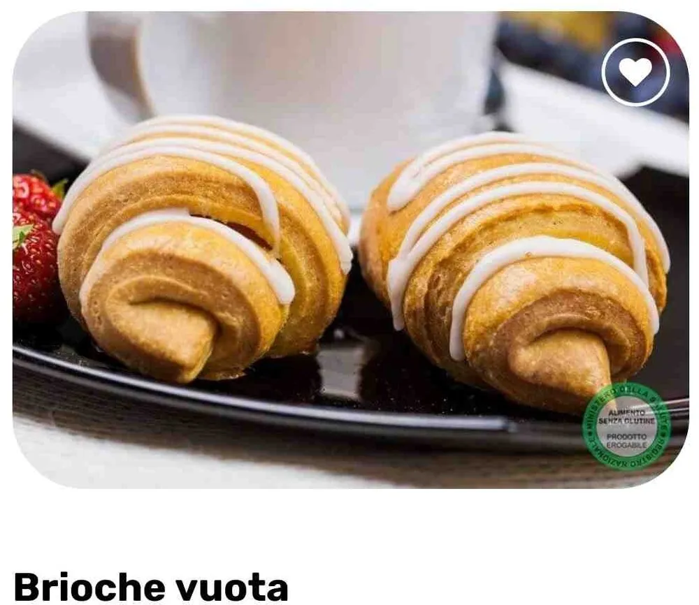 Brioche senza glutine vuota