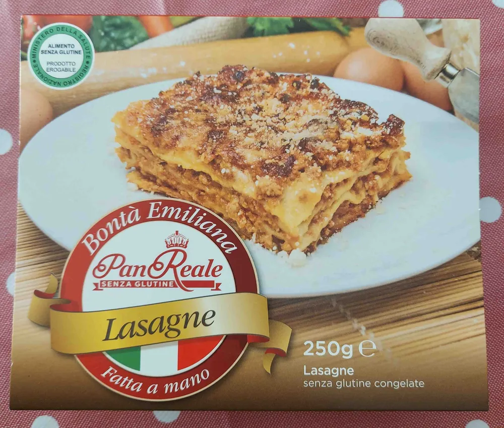 Lasagne senza glutine congelate