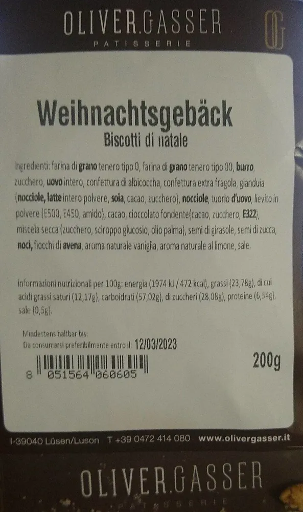 Weihnachtsgebäck