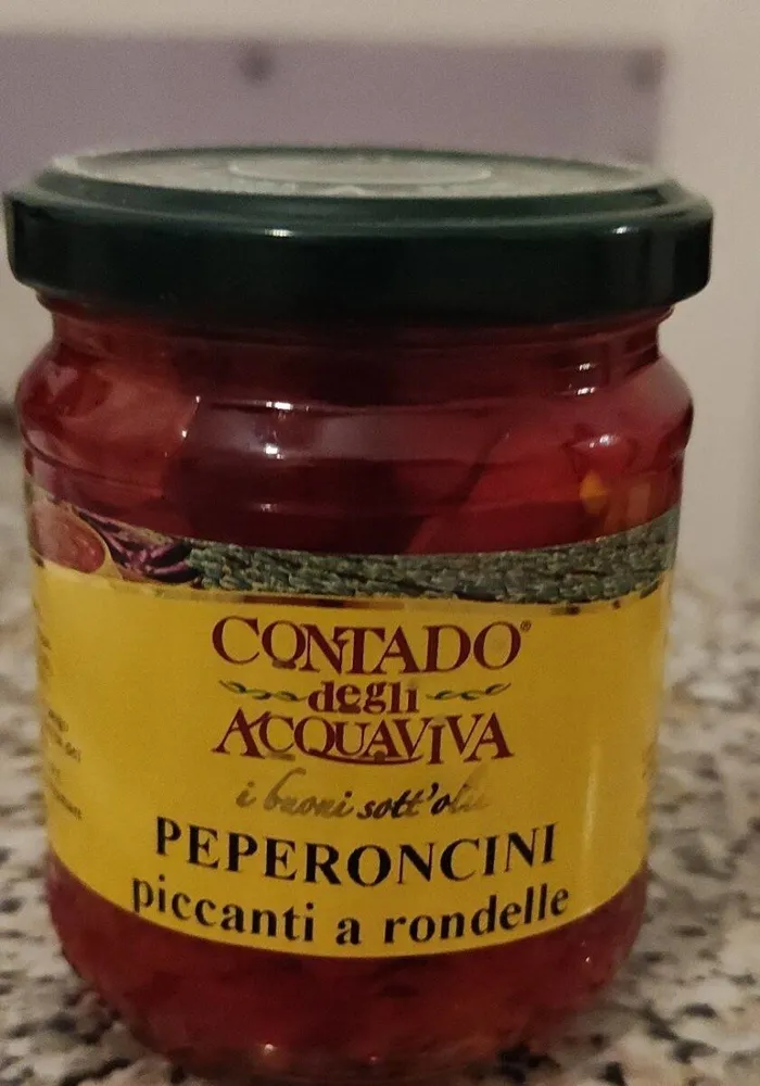 Peperoncini piccanti a rondelle