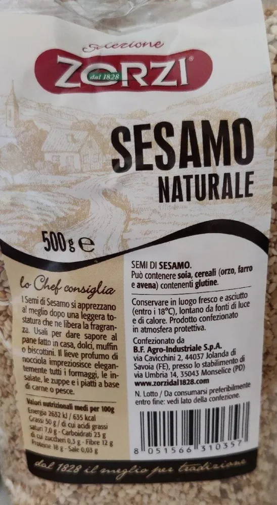 Sesamo naturale